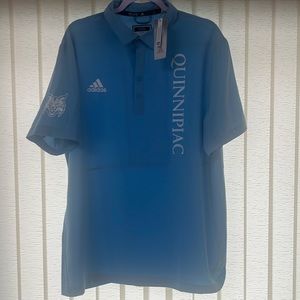Quinnipiac Adidas Athletic Golf / Warm-up shirt game day gear.